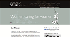 Desktop Screenshot of buffalo-obgyn.com